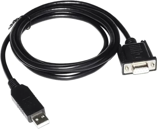 Vista 3 de PL2303GT CHIP USB to DB9 Female/Male Adapter to RS232 RS-232C Serial Converter Standard PINOUT and Null Modem Cable(1.0m,DB9 Female PINOUT 1)