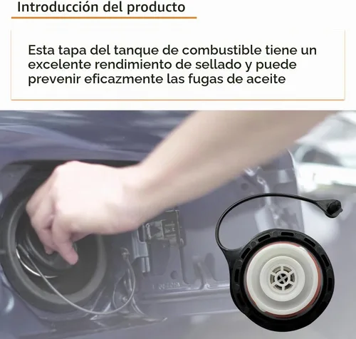 Vista 4 de Tapa de tanque de combustible para Mazda para Mazda 3, 6, CX-7, CX-9, 2007, 2008, 2009, 2010, 2011, 2012, 2013, 2014, 2015, repuesto GS3L-42-250B