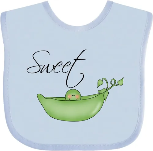 Vista 19 de inktastic Babero para bebé Sweet Pea