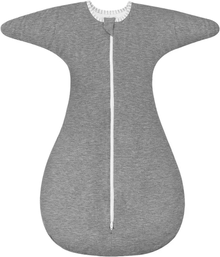 Vista 11 de ZIGJOY Shark-Fin - Manta de transición para recién nacido, 0.5 tog de rayón hecho de bambú, saco de dormir para bebé, manta con cremallera de 2