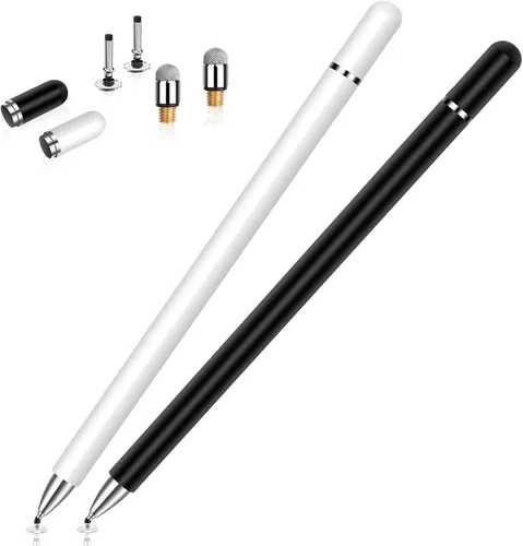 Vista 8 de Lápiz óptico para iPad iPhone Android, 2 bolígrafos para pantallas táctiles
