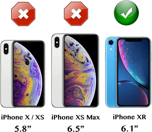 Vista 2 de Paquete de 2 fundas de repuesto con clip para cinturón compatibles con OtterBox Defender Series para Apple iPhone XR