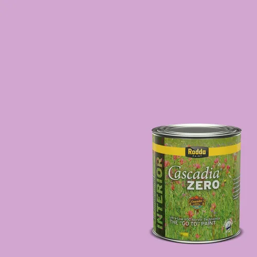 Vista 159 de Rodda Paint CASCADIA ZERO - Pintura plana e imprimación para interiores en uno, cuarto de galón, rosa Mullen