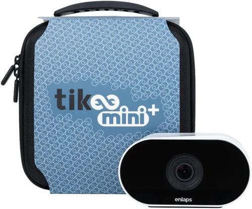 Vista 2 de Enlaps Tikee mini+ - Cámara inteligente autónoma Timelapse de 12 MP 4K, gran angular de 120°, WiFi 4G/LTE, monitoreo remoto, IP66, ideal