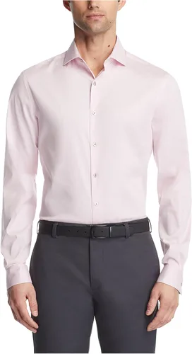 Vista 2 de Van Heusen Camisa de vestir para hombre ajuste delgado escudo de manchas elástico