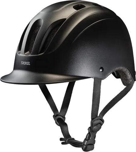Vista 5 de Troxel Sport 2.0 Casco de equitación, L (7-1/4-7-1/2), negro