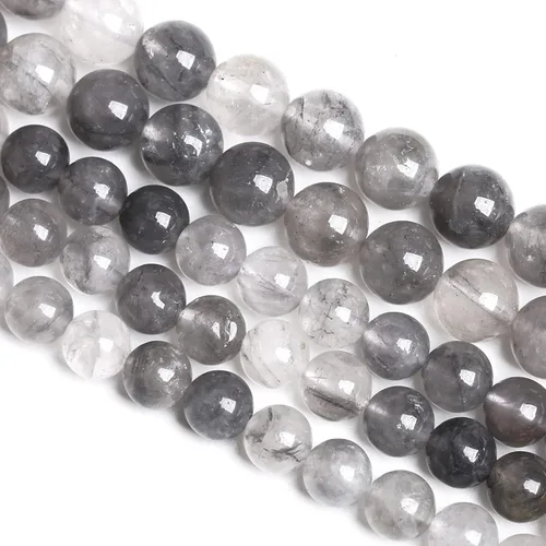 Vista 69 de 4MM 86 piezas Cuentas sueltas de piedra natural de amazonita calcedonia para hacer joyería DIY Pulsera Collar 1 hebra