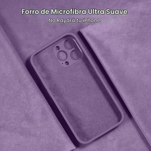 Vista 5 de FireNova Funda diseñada para iPhone 15 Pro, funda de teléfono de silicona mejorada [protección de cámara] con [2 protectores de pantalla], forro