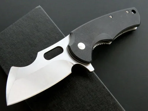 Vista 3 de Eafengrow Navajas de bolsillo D2 Blade y G10 Mango plegable Cuchillo de camping Mini cuchillo de bolsillo al aire libre Herramienta de supervivencia