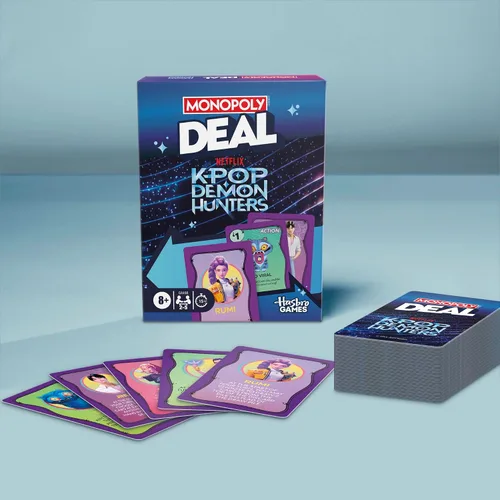 Vista 9 de Oferta de monopolio: juego de cartas Kpop Demon Hunters Juegos familiares para niños, preadolescentes, adolescentes y adultos 2-5 jugadores 15