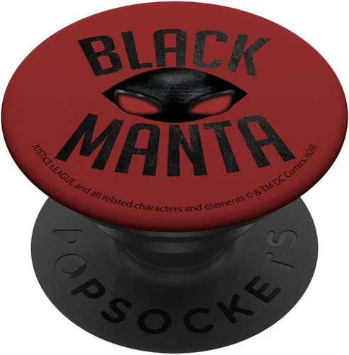 Vista 6 de DC Comics Fan Art Aquaman - Máscara de manta negra PopSockets MagSafe PopGrip para iPhone