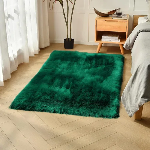 Vista 34 de duduta - Alfombra de pelo sintético de lana de oveja beige 2x3 pies, suave y esponjosa, funda para silla de pelo mullido, alfombra pequeña