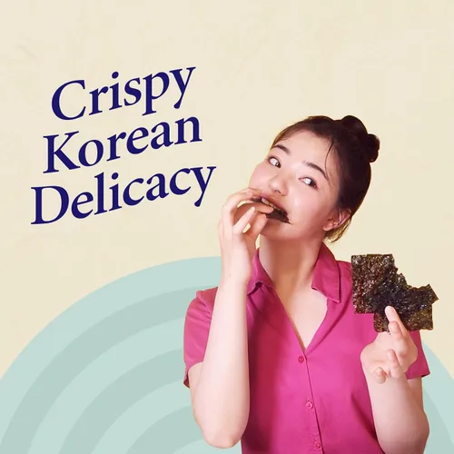 Vista 9 de Wang Bocadillos de algas coreanas con sabor a kimchi, hojas de algas tostadas crujientes, aperitivo saludable de marihuana, keto, vegano, sin