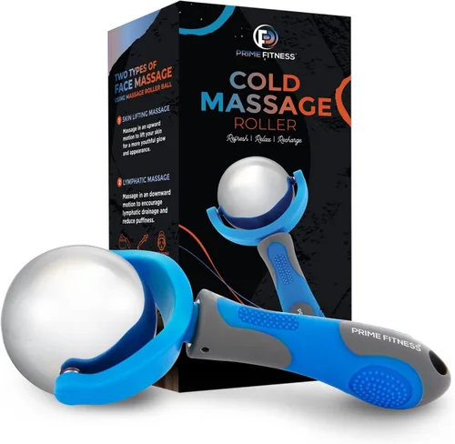 Vista 12 de PRIME Fitness Bola de masaje montada en la pared Terapia de frío Masajeador de espalda Cryo Stick Alivia el dolor muscular (masajeador 360)