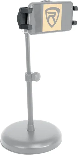 Vista 8 de Rockville Istand 22 Tablet Smartphone Holder 360 grados giratorio, ABS y agarre de goma, se adapta a 4.7-12.9 pulgadas, para soportes de micrófono