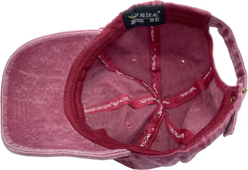 Vista 6 de NVJUI JUFOPL Gorra de béisbol para mujer y niña, con bordado ajustable y lavado