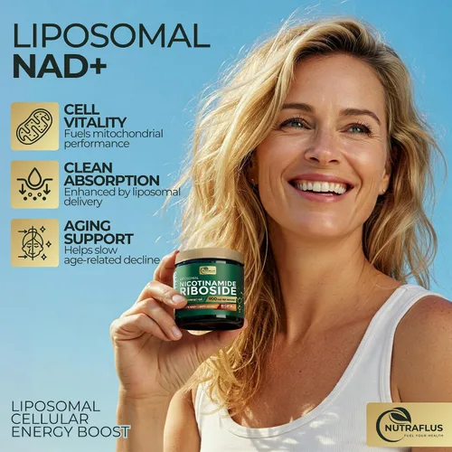 Vista 2 de Suplemento NAD Alternativa de NMNH - Suplemento liposomal NAD + Resveratrol - Suplementos NAD para mujeres y hombres - Ribosida de nicotinamida