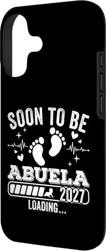 Vista 2 de Soon to Be Abuela 2027 Loading Pregnancy Announcement Case for iPhone 17