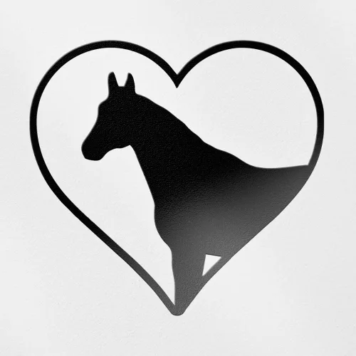 Vista 18 de Calcomanías transparentes de corazón de caballo 2 (azul azul) calcomanías de vinilo impermeables de primera calidad para laptop, accesorio