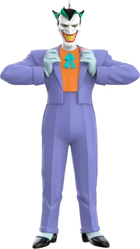 Vista 10 de Hallmark Keepsake Adorno de Navidad 2024, DC 1989 Batman en su Batmobile Funko POP!, regalos de superhéroes
