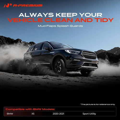 Vista 2 de A-Premium Aletas de barro compatibles con BMW X5 2020 2021 Sport Utility