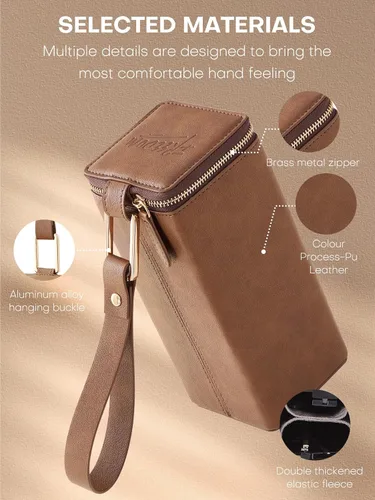 Vista 80 de Sunglasses Travel Case Organizer Hangable for Men Women, Eyeglasses Foldable Storage Organizer