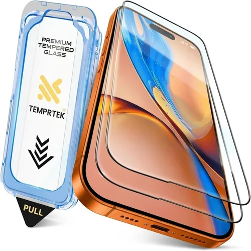 Vista 16 de TEMPRTEK+ 2 Pack para iPhone 14 Pro Protector de Pantalla de Privacidad, Vidrio Templado Antiespía, Resistencia a Rayaduras y Huellas Digitales