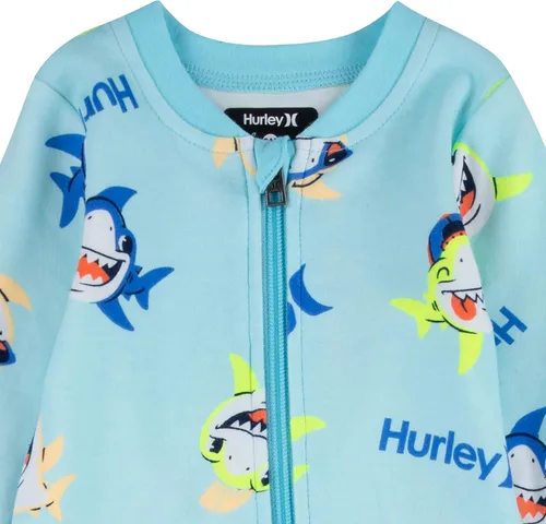 Vista 3 de Hurley baby-girls Footed Coverall