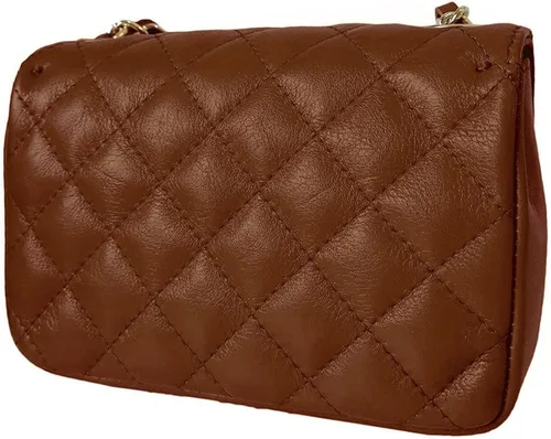 Vista 2 de Bolso de hombro Cleo de cuero genuino italiano hecho a mano para mujeresniñas, bolso de mano, bolso de mano, con hermosa correa de hombro