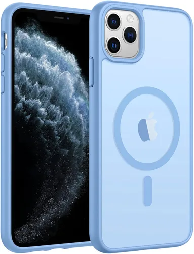 Vista 36 de FNTCASE - Funda para iPhone 16 Pro: magnética, mate, translúcida, de grado militar, protectora contra caídas, resistente, fina, duradera y a prueba