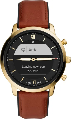 Vista 6 de Fossil Neutra Hybrid HR Smartwatch para hombre con pantalla de lectura siempre activa frecuencia cardíaca seguimiento de actividad notificaciones