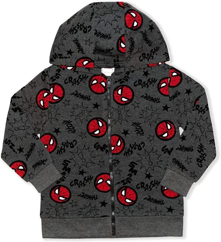 Vista 3 de Marvel Spider-Man - Paquete de 2 sudaderas con capucha y cremallera para niños pequeños y grandes