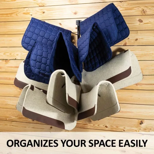 Vista 3 de EASY-UP Max Air - Estante de 10 ganchos para colgar en la almohadilla Organiza tu espacio, ayuda a un secado rápido, durabilidad resistente