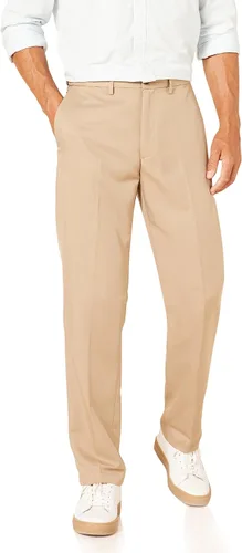 Vista 13 de Amazon Essentials - Pantalón de vestir de corte clásico, con cintura expandible y sin pinzas para hombre