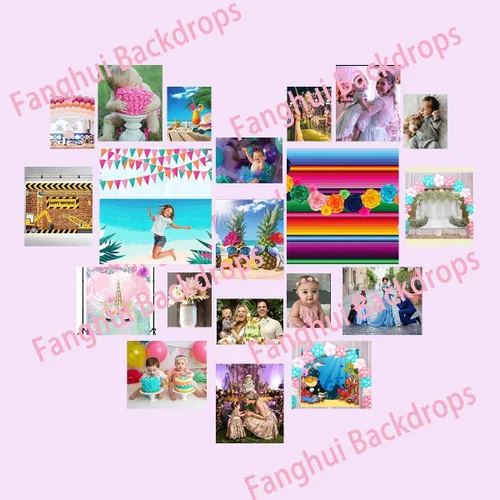 Vista 5 de Fondo de fotografía temática de fiesta de color de 7 x 5 pies, rayas mexicanas, mesa de postre para decoración de fondo para niños, baby shower
