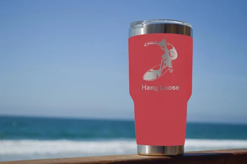 Vista 75 de LaserGram Vaso aislado al vacío de 20 onzas, notas musicales, grabado personalizado incluido (negro)