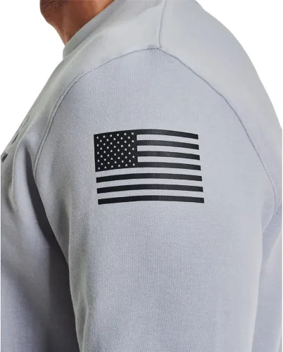 Vista 3 de Under Armour Crew de rizo Freedom Rival para hombre