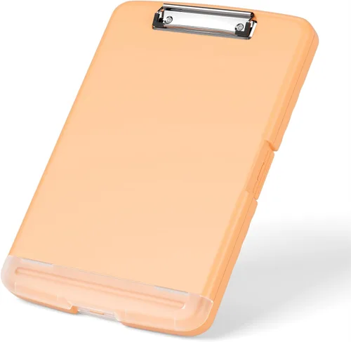 Vista 20 de Rimilak Portapapeles de plástico con almacenamiento, portafolio de enfermería de alta capacidad 8.5 x 11 con soporte para bolígrafo, tamaño 14.2 x