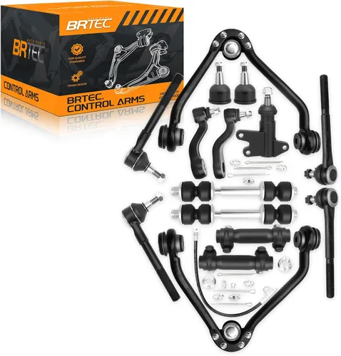Vista 7 de Kit de suspensión delantera para Chevy para GMC C1500 C2500 C3500 Suburban 1993 1994 1995 1996 1997 1998 1999 2000 Brazos de control superior e
