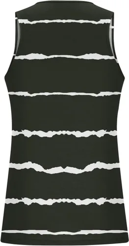 Vista 4 de Chaleco sin Mangas Hombre, Blusas sin Mangas con Estampado a Rayas,Camisa Suave holgada,ropa básica y cómoda