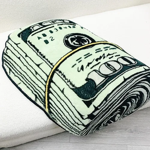 Vista 6 de Alfombra de Dinero, Alfombra de Billete de 100 Dólares, 20x32 pulgadas Alfombra Creativa Divertida de Dinero, Divertido Tapete de Baño, Adecuado