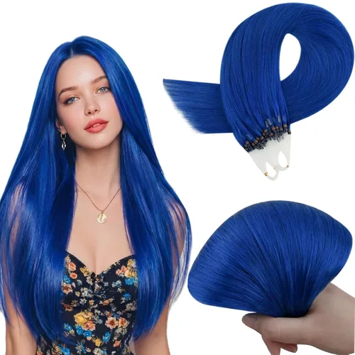 Vista 28 de RUNATURE - Extensiones de cabello humano con cinta color rosa intenso, 12 pulgadas, 0.71 oz, 10 unidades Hot Pink Human Hair Extensions Tape Ins