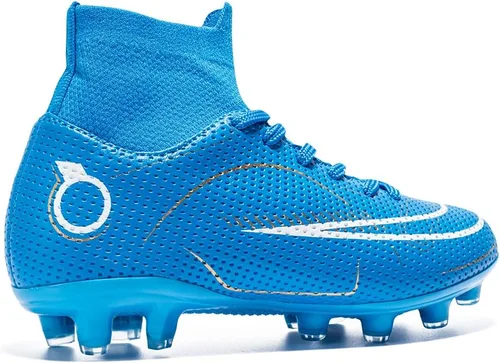 Vista 6 de Zapatos de fútbol para niños y niñas, para exteriores, interiores, para entrenamiento de fútbol y césped atlético