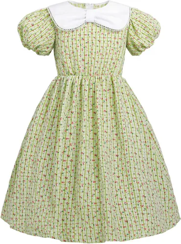 Vista 74 de Nuoqi - Vestidos de pionera para niñas, disfraz colonial