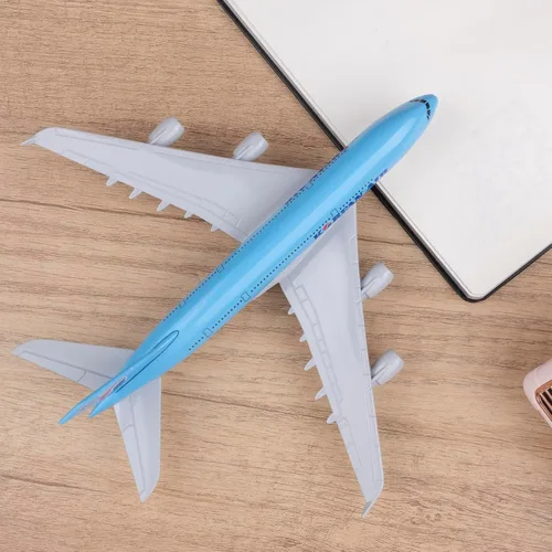 Vista 2 de 1:300 Escala coreana A380 modelo de avión fundido a troquel para adultos, hombres
