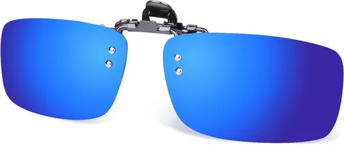 Vista 12 de Cycling Sport Polarized Clip-on Flip up Metal Clip Sunglasses Lenses Glasses Unbreakable Driving Fishing Outdoor