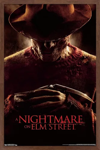 Vista 19 de Trends International A Nightmare on Elm Street - 2010 Wall Poster, 22.4L x 14.7W, Barnwood Framed Version