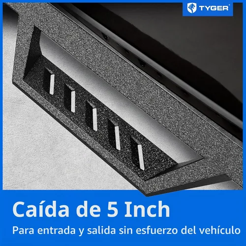 Vista 3 de Tyger Auto LanderX - Estribo compatible con Ford Bronco 2021-2026 de 4 puertas (no compatible con Bronco Sport) TG-LX3F82418 Barras Nerf de riel