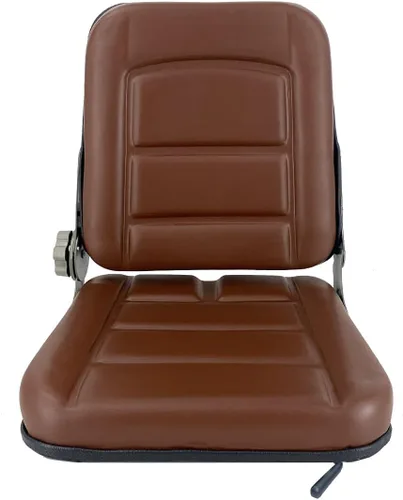 Vista 11 de Asiento de suspensión universal para tractor, asiento de carretilla elevadora ajustable de 6/5.906 in con pista deslizante, reposabrazos