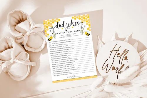 Vista 7 de Your Main Event Prints Paquete de 50 juegos para baby shower, divertido juego de bromas para papá, ideal para baby shower, baby shower, baby